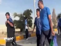 حضور هواداران استقلال در مسیر منتهی به ورزشگاه نقش جهان محل برگزاری مسابقه سوپرجام