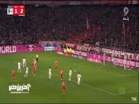 گل دوم بایرن‌مونیخ توسط هری کین از روی نقطه پنالتی