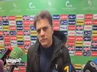 وحید رضایی، سرمربی شمس آذر: نیمه اول تحت تاثیر اخراج قرار گرفتیم